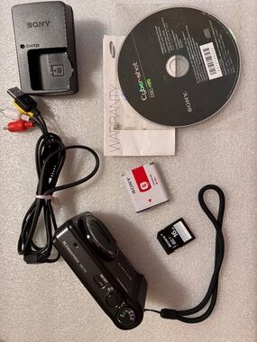 Sony Cyber-shot DSC-H70 16.1MP 10x Optical Zoom Digital Camera - Black